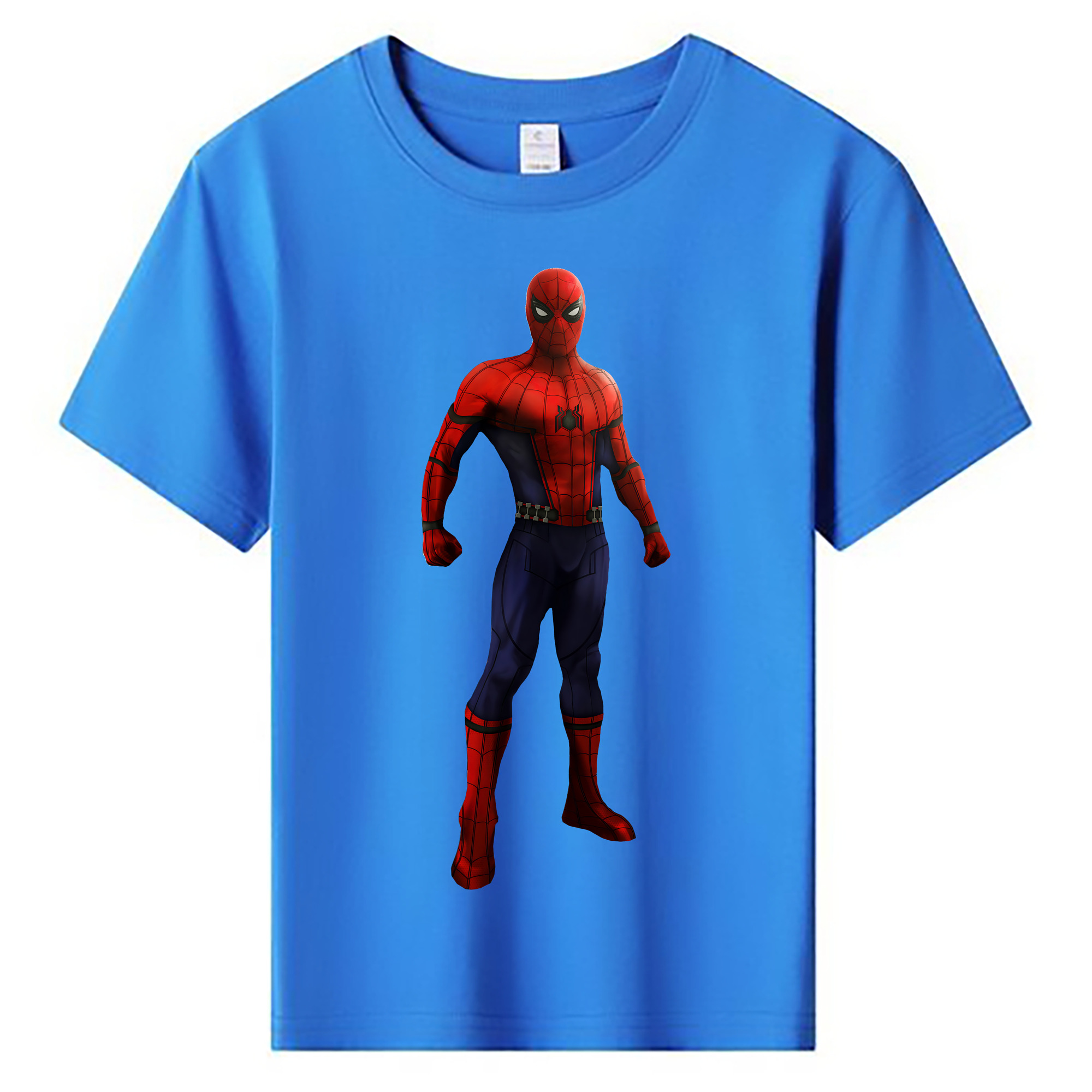 （画像用） Spider Man スパイダーマン 綿100％キッズTシャツ（フロントプリント）